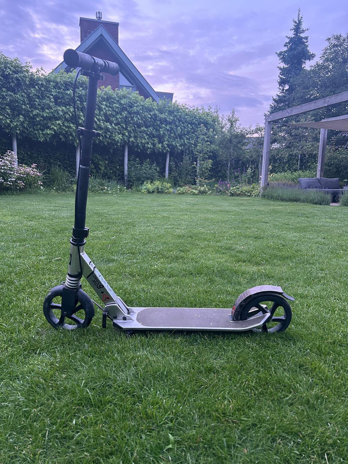 Oxelo Mid 9 Step van Decathlon - Zilvergrijs, Opvouwbaar, Fietsen en Brommers, Steps, Ophalen, Gebruikt, Gewone step