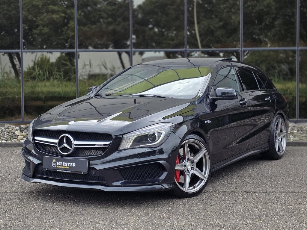 Mercedes-Benz CLA-klasse AMG 45|PANODAK|RECARO|PERFORM., Auto's, Mercedes-Benz, Bedrijf, Te koop, CLA, 4x4, ABS, Achteruitrijcamera