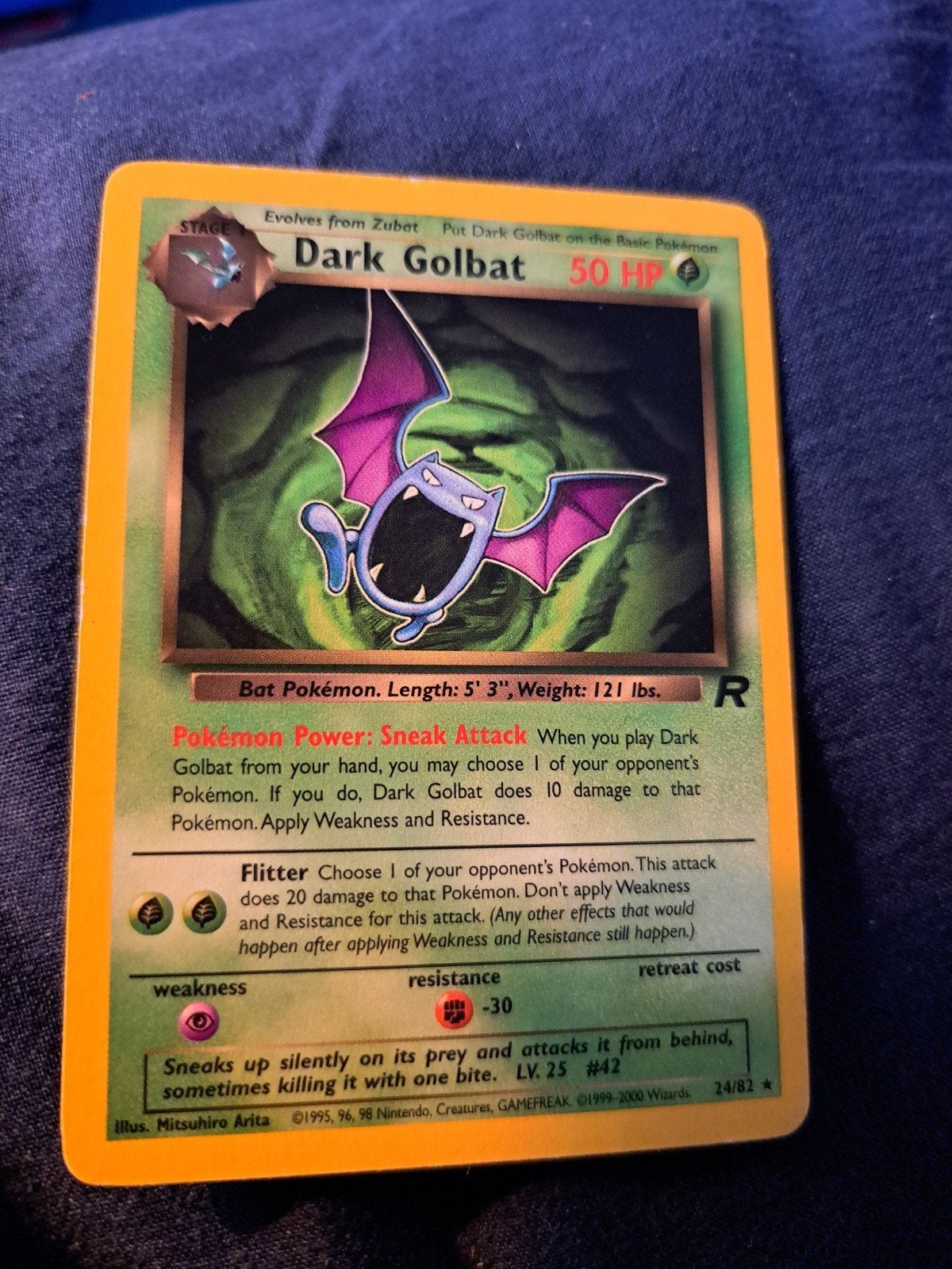 Dark Golbat Pokémon kaart - Zeldzaam en in goede staat, Hobby en Vrije tijd, Verzamelkaartspellen | Pokémon, Ophalen of Verzenden