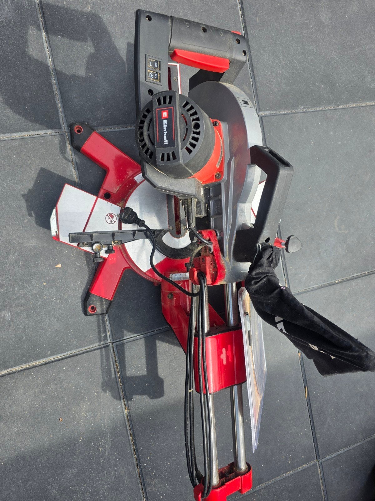 Einhell afkortzaag TE-SM 2534 Dual met extra zaagblad, Ophalen, 70 mm of meer, Einhell, Zo goed als nieuw