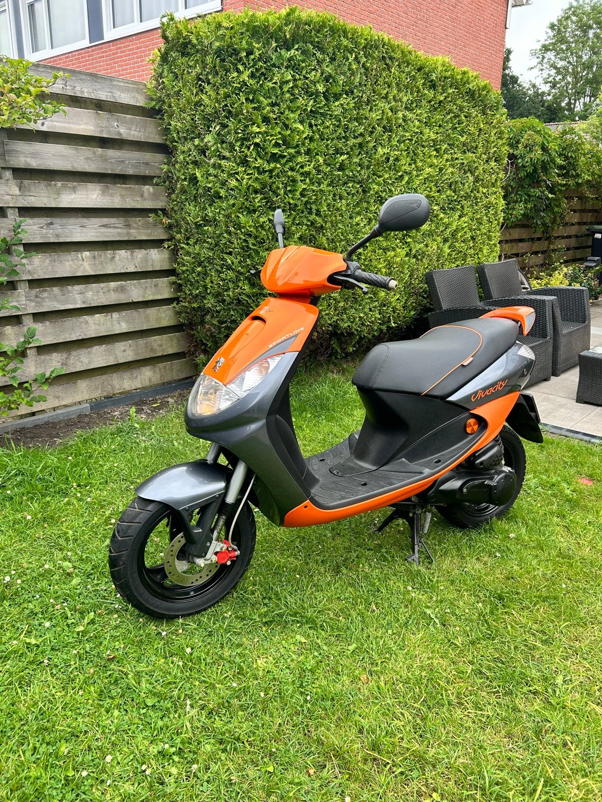 Peugeot Vivacity Scooter - Oranje/Grijs, 16580 km, Ophalen, Gebruikt, Benzine, Vivacity