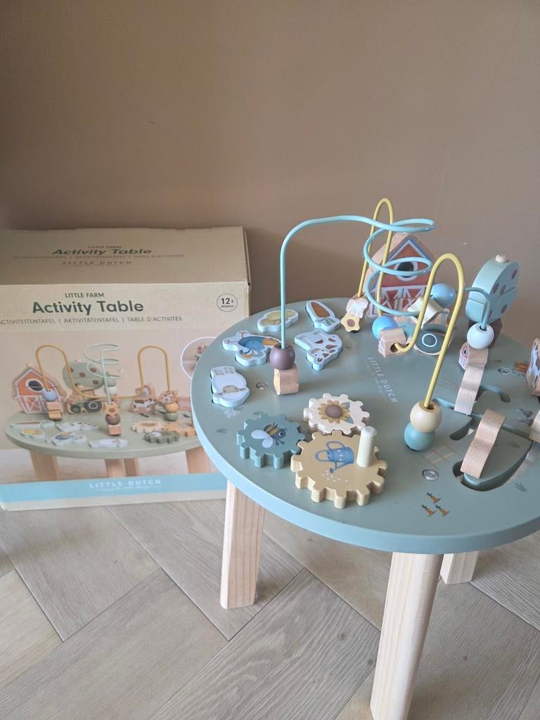 Little Dutch Activiteitentafel Little Farm, Kinderen en Baby's, Speelgoed | Babyspeelgoed, Ophalen, Zo goed als nieuw, Overige typen