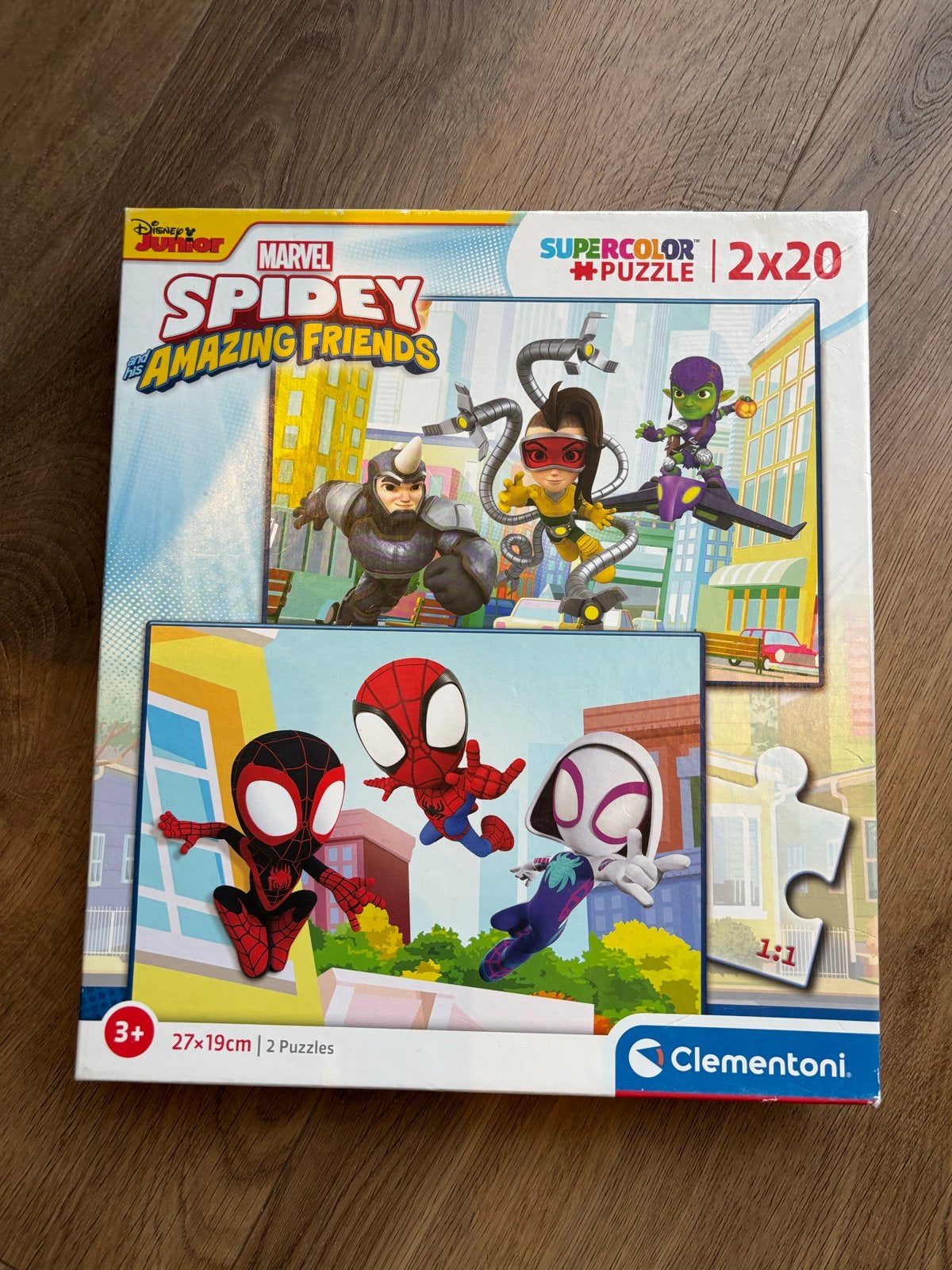 Disney Spidey kinderpuzzel, Ophalen of Verzenden, 10 tot 50 stukjes, Zo goed als nieuw, 2 tot 4 jaar