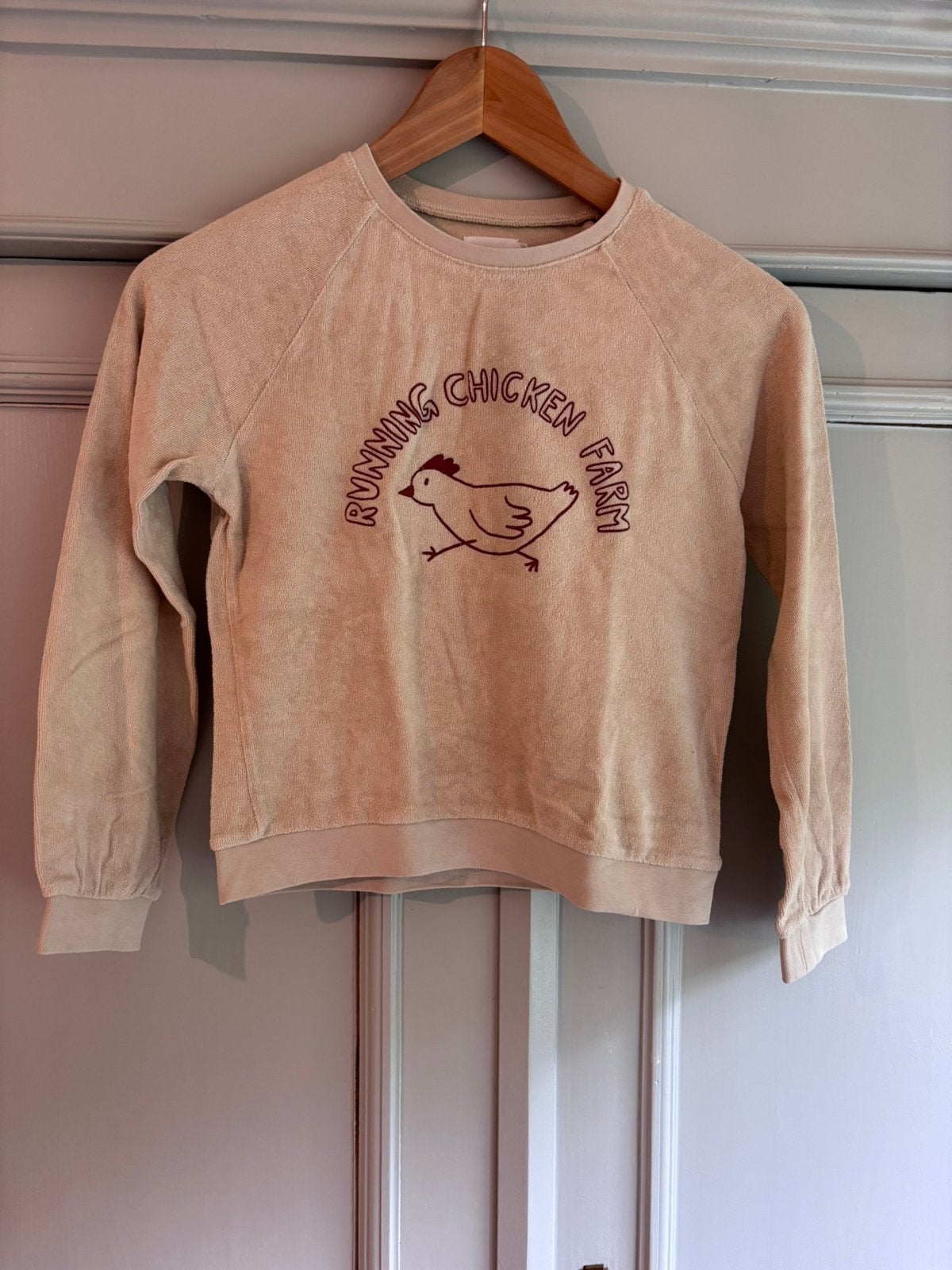 Filou & Friends Beige/ecru sweater print Maat 128 (8 jaar), Ophalen of Verzenden, Meisje, Trui of Vest