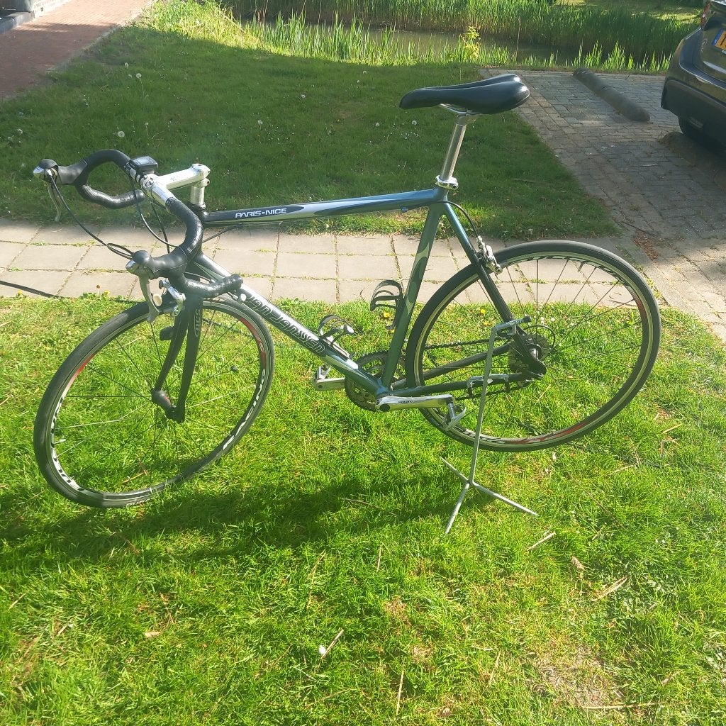 Racefiets Jan Jansen Paris-Nice, maat 61, Fietsen en Brommers, 28 inch, Gebruikt, Velgrem, 15 tot 20 versnellingen