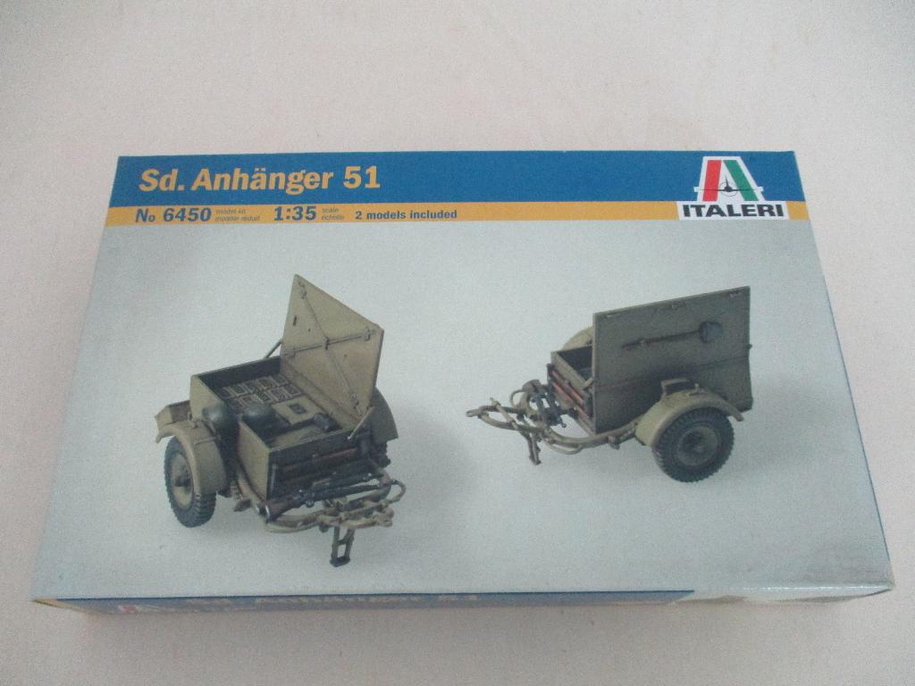 Italeri Sd. anhanger 51, Italeri, 1:32 tot 1:50, Overige typen, Ophalen of Verzenden
