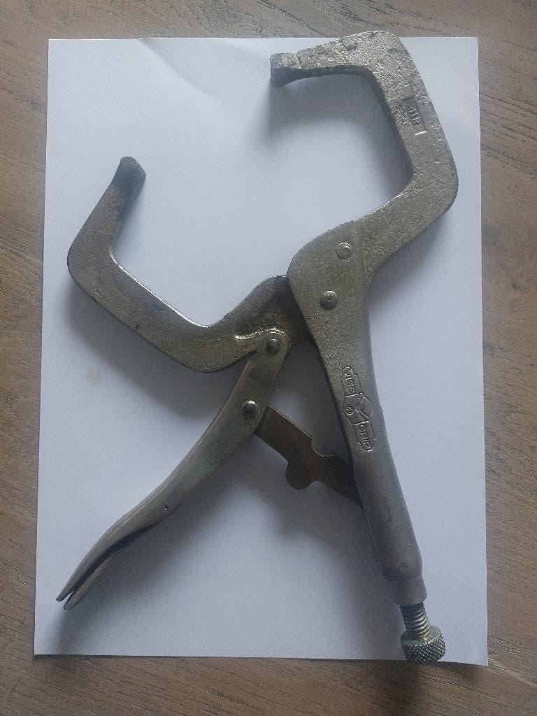 Griptang vergrendeltang bankschroeftang Petersen de Witt11R, Ophalen of Verzenden