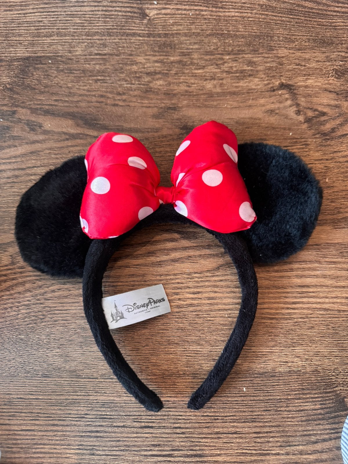 Disney parks Minnie Mouse haarband oren, Ophalen of Verzenden, Overige figuren, Zo goed als nieuw, Kleding of Textiel