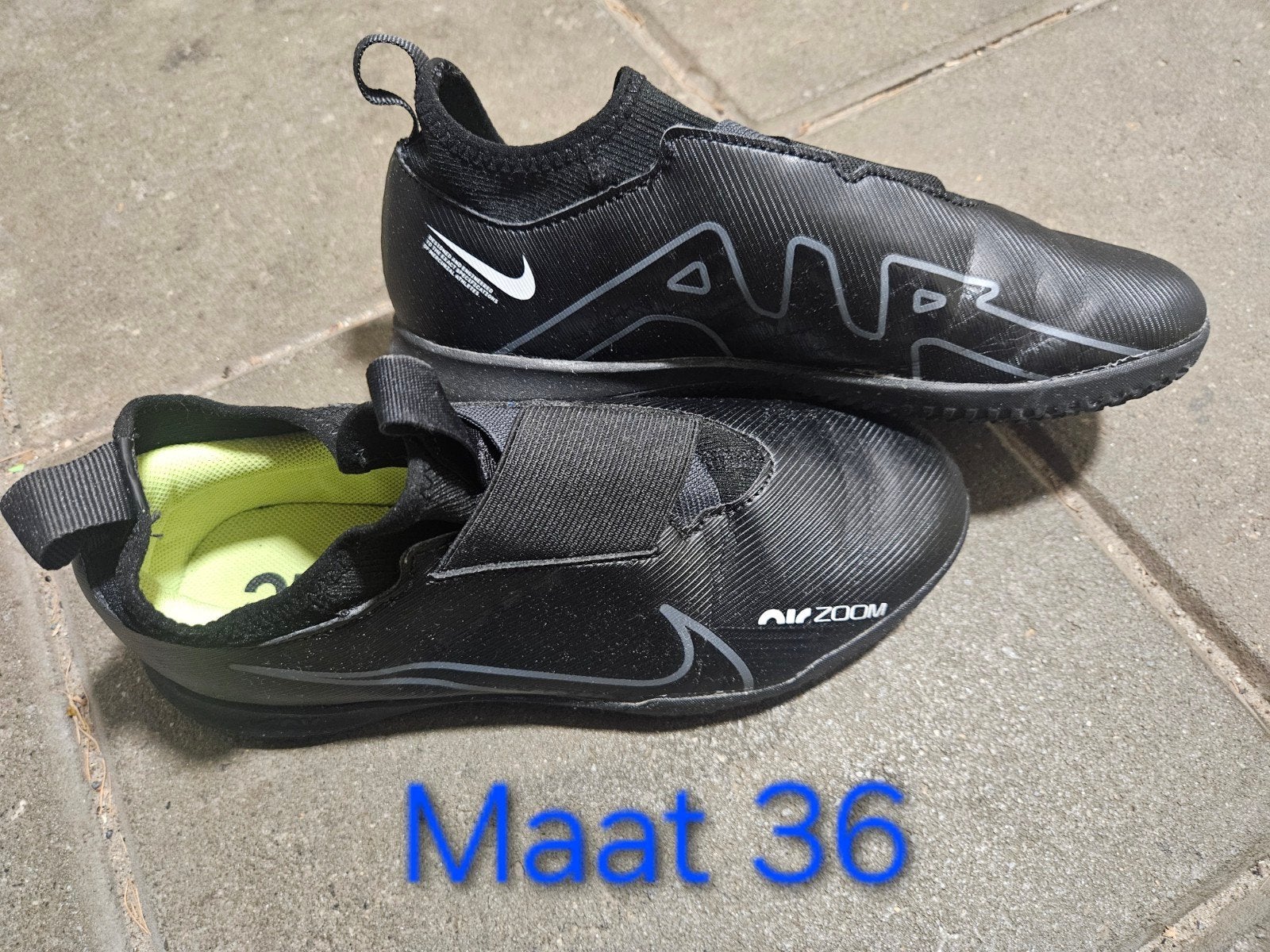 Nike Air Zoom Mercurial zaalschoenen maat 36, Kleding | Heren, Schoenen, Ophalen, Zwart, Nike, Sneakers of Gympen