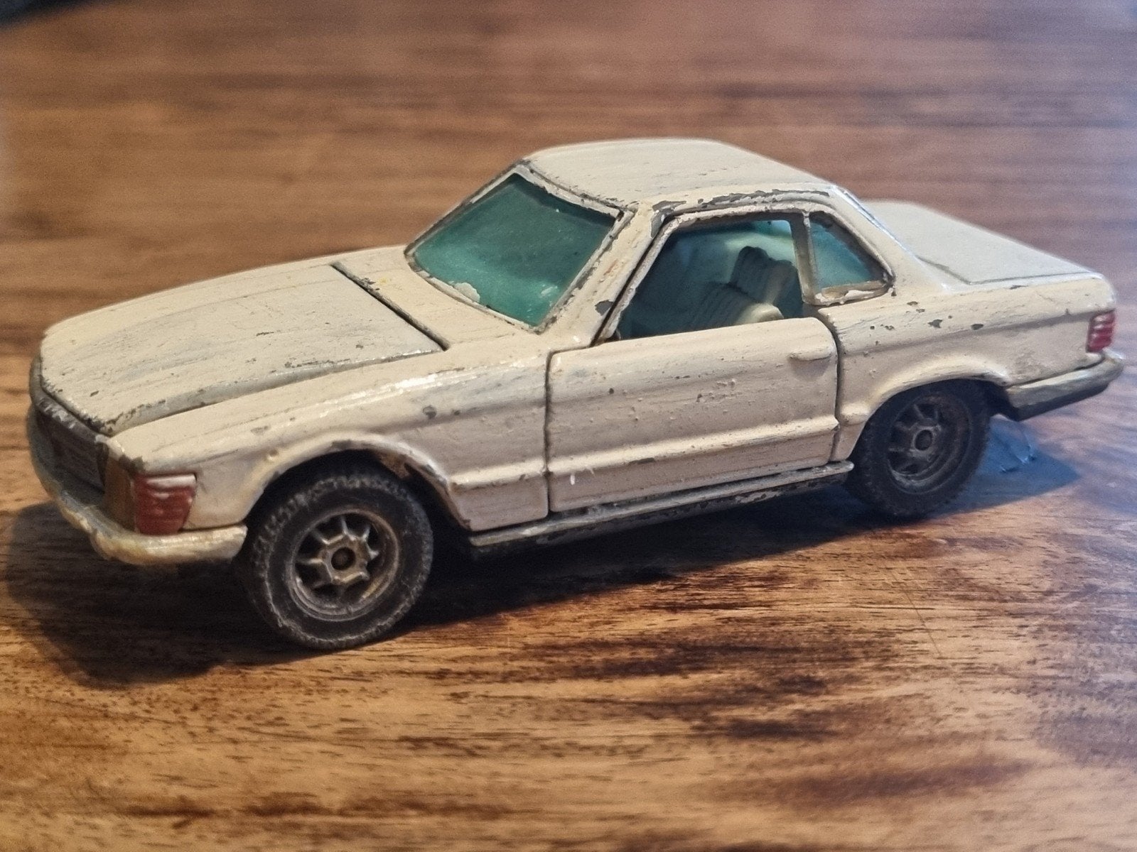 Corgi Toys Mercedes-Benz 350 SL - Vintage Speelgoedauto, Hobby en Vrije tijd, Modelauto's | 1:43, Ophalen of Verzenden, Gebruikt