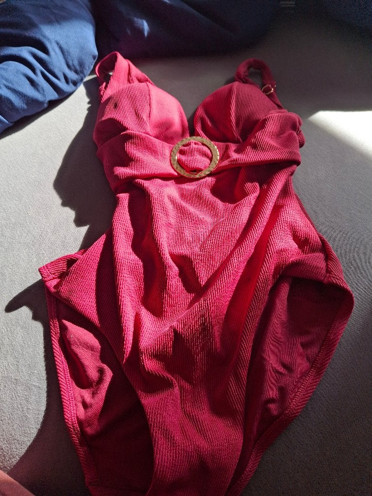 Nieuwe Roze badpak maat M Hunkermoller., Ophalen, Nieuw, Badpak, Roze