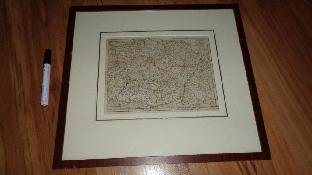 1821 antieke landkaart Noord Brabant Limburg E. Maaskamp, Boeken, Atlassen en Landkaarten, Gelezen, Verzenden, Landkaart, 1800 tot 2000