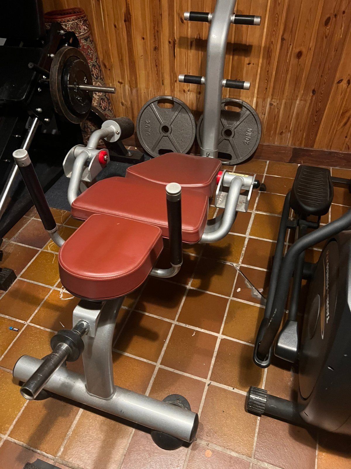 Buikspier toestel, Sport en Fitness, Ophalen, Zo goed als nieuw, Fitnessbank