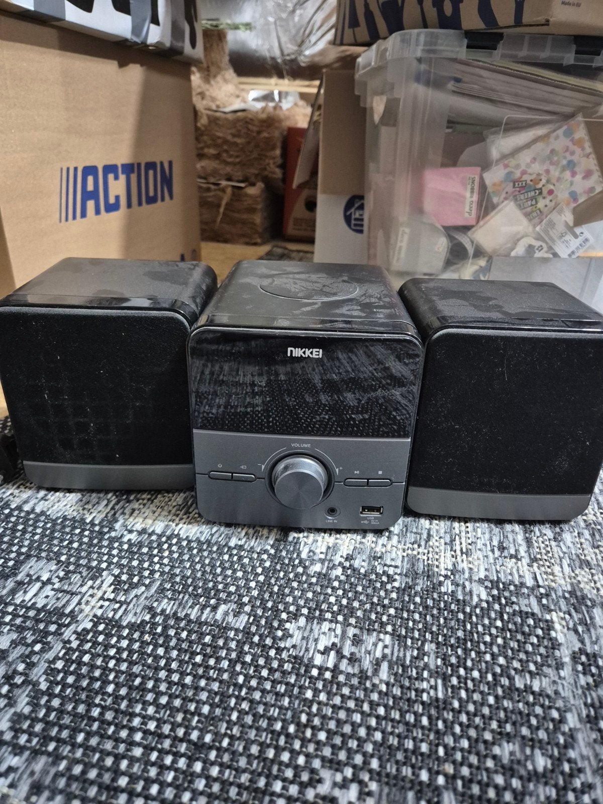 Nikkei NMC306 Microset: CD, FM, USB, Aux Hifi-systeem, Overige merken, Gebruikt, Ophalen of Verzenden, Microset