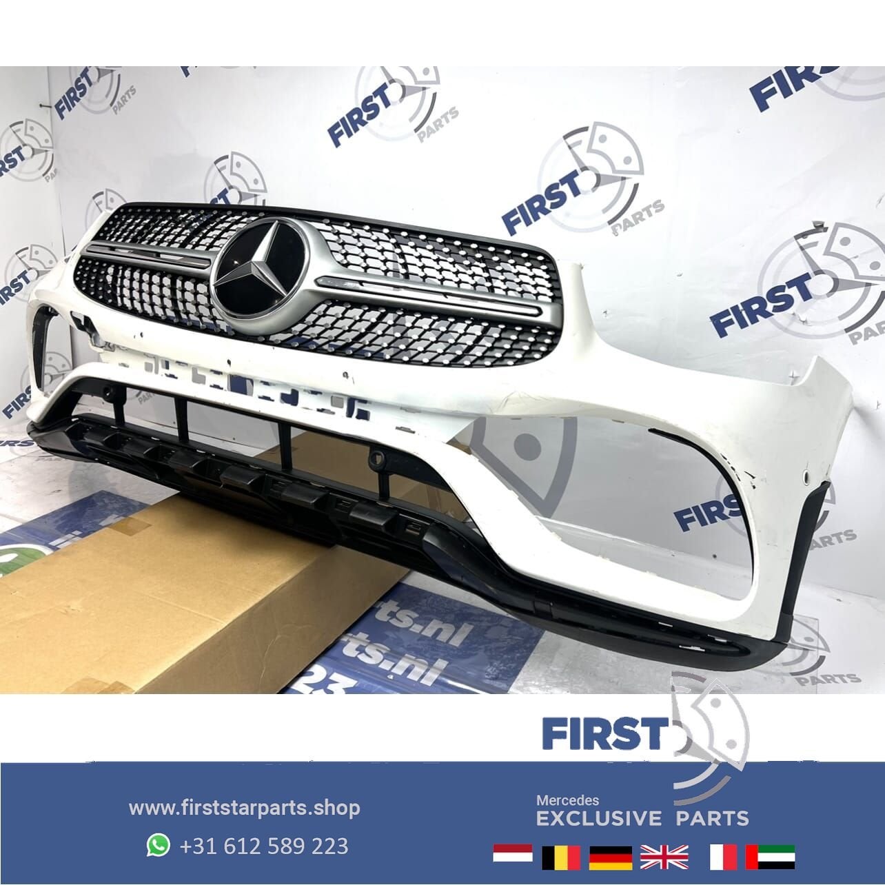 W253 BUMPER GLC AMG FACELIFT VOORBUMPER Mercedes 2018-2022 W
