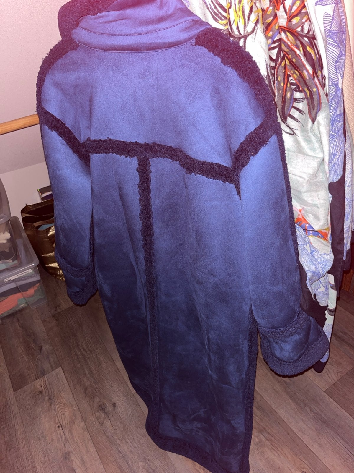 OBJECT COLLECTORS ITEM Oversized Jas Maat L Blauw, Ophalen of Verzenden, Zo goed als nieuw, Maat 42/44 (L), Blauw