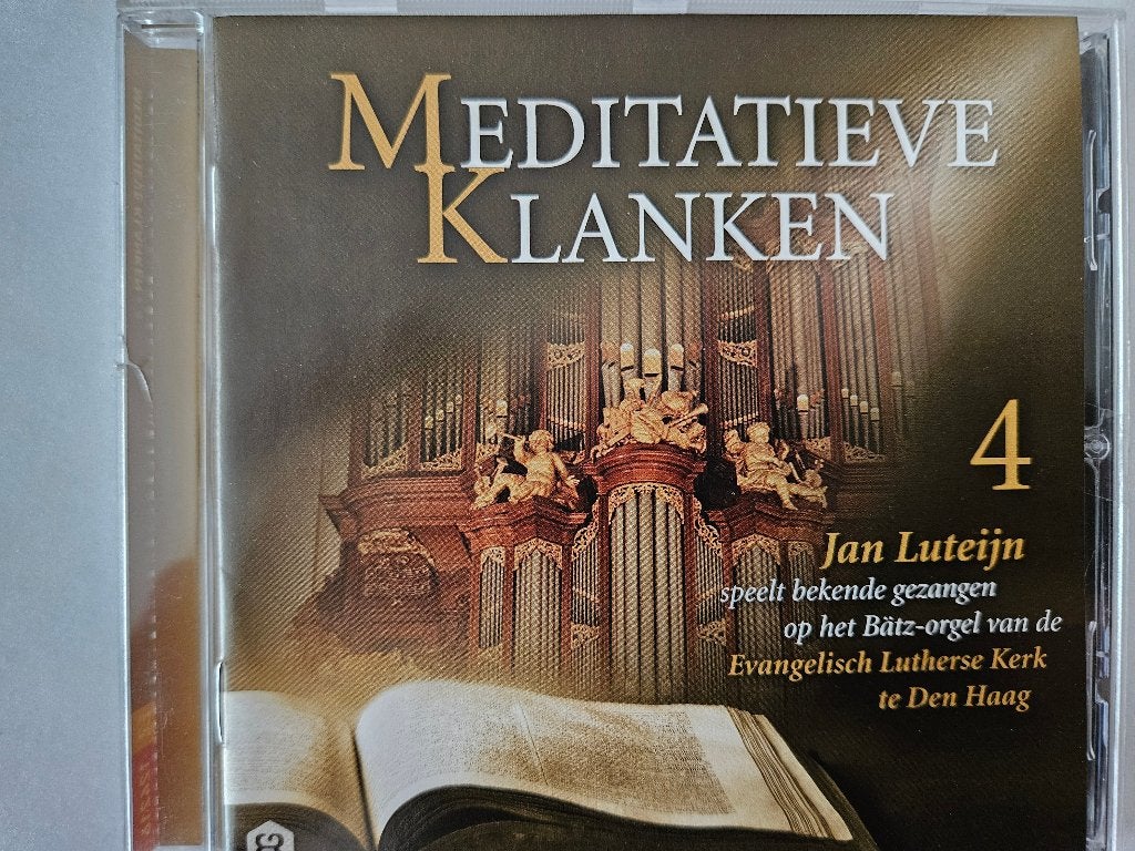 Jan Luteijn - Meditatieve Klanken 4 - orgel Lutherse kerk DH, Orgel, Ophalen of Verzenden, Zo goed als nieuw, Inclusief boekje