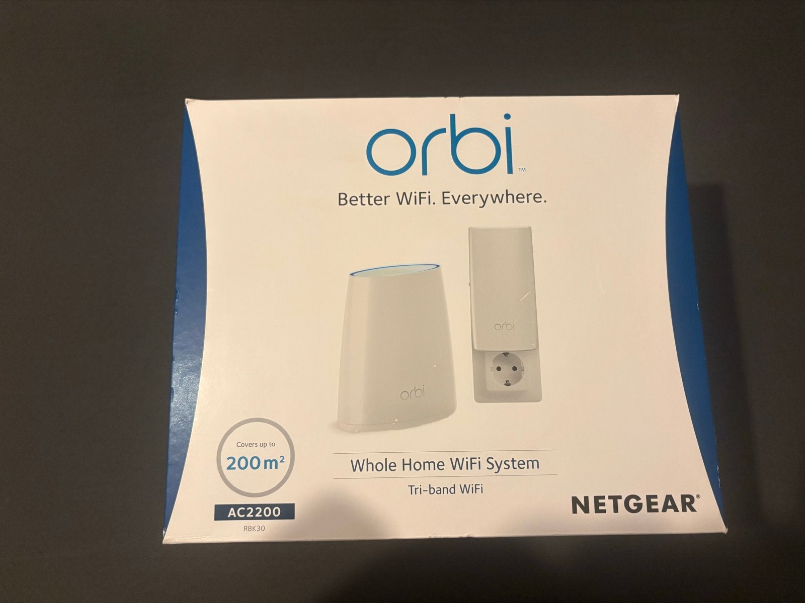 Netgear Orbi AC2200 RBR40 (router zonder satelliet), Computers en Software, Routers en Modems, Ophalen of Verzenden, Zo goed als nieuw