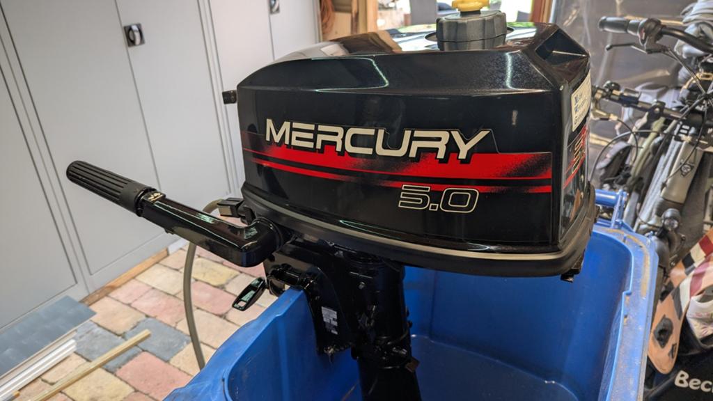 Mercury 5pk, Ophalen, Minder dan 5 pk, Zo goed als nieuw, Buitenboordmotor