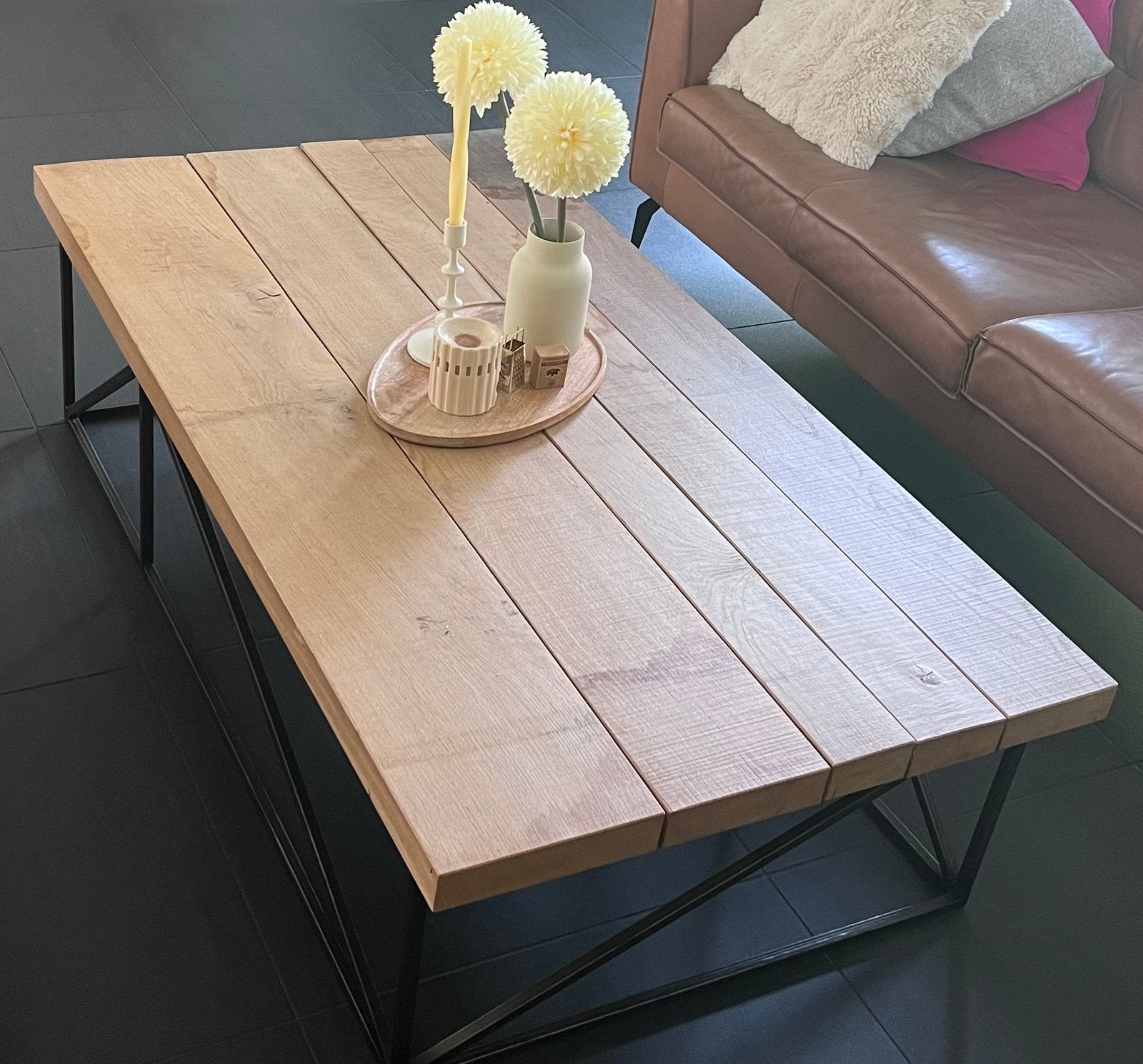Salon tafel, Ophalen, Zo goed als nieuw, Rechthoekig, 50 tot 100 cm