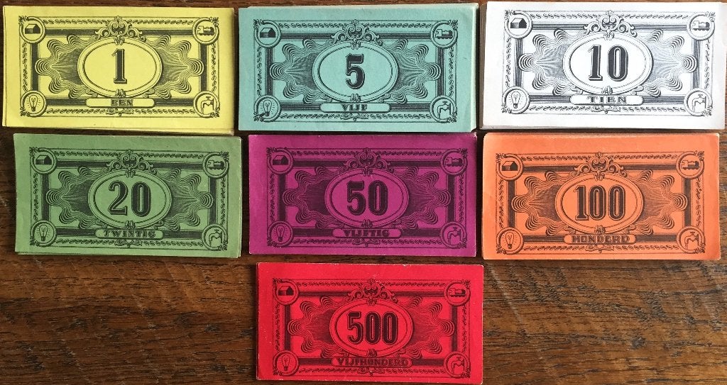 245 st. MONOPOLY Geld = 1-5-10-20-50-100-500, Verzenden, Nieuw