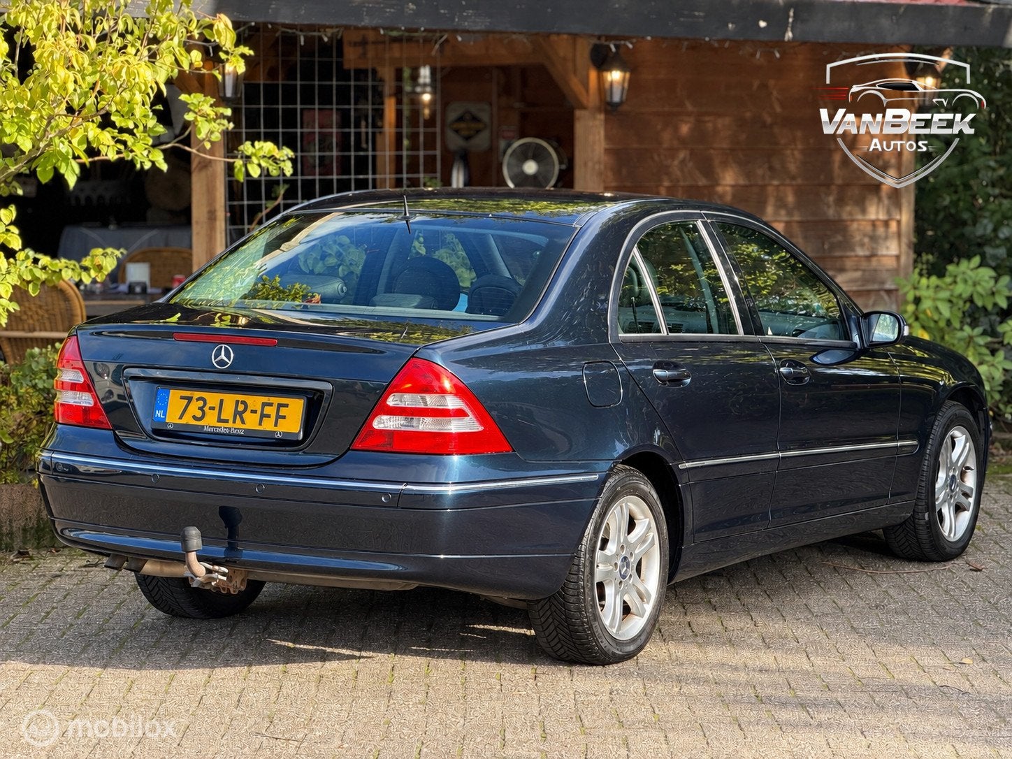 Mercedes C-klasse 240 Elegance 4-Matic, Automaat, Gebruikt, 2597 cc, Leder en Stof