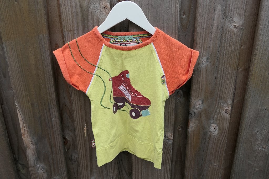 T-shirt korte mouw, 4 funky flavours 4FF (meisje) mt 98-104, Gebruikt, Meisje, Ophalen of Verzenden, Shirt of Longsleeve