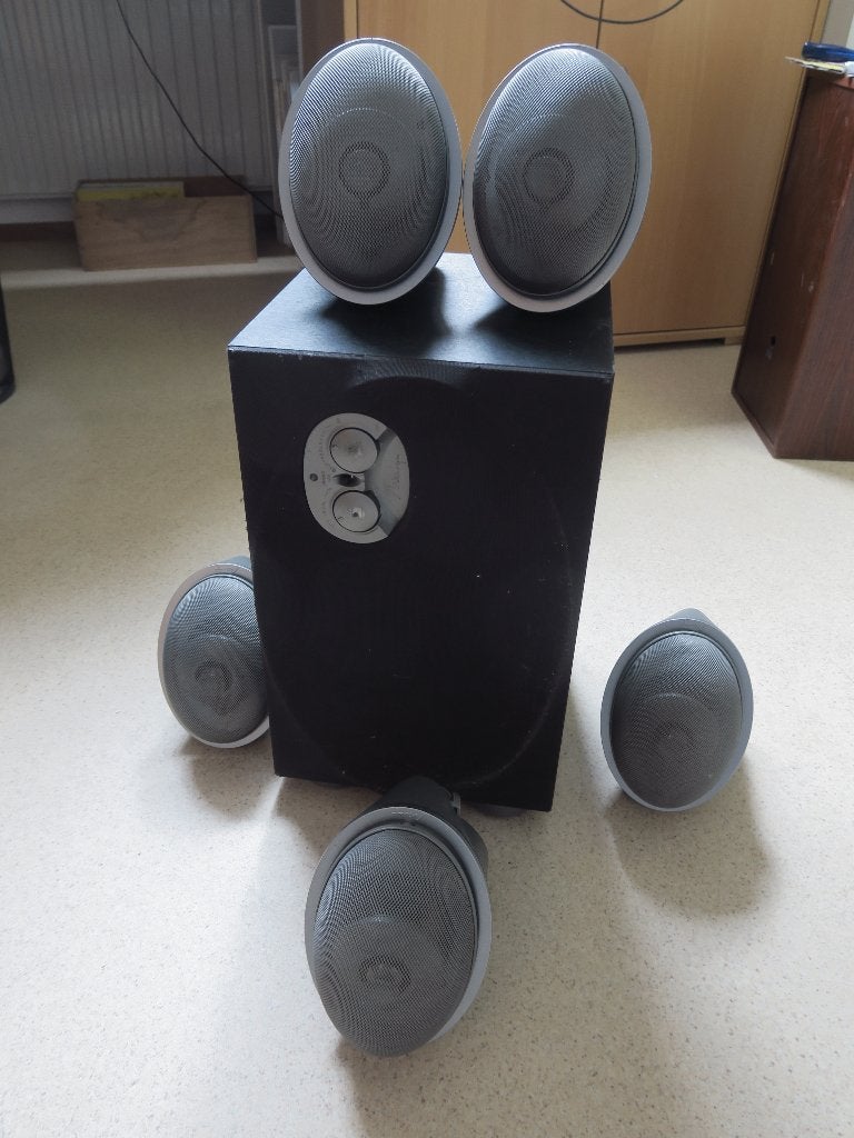 Te Koop: Mooie Luisprekeset Mirage  met Satelietspeakers, Overige merken, Gebruikt, Verzenden, Complete surroundset