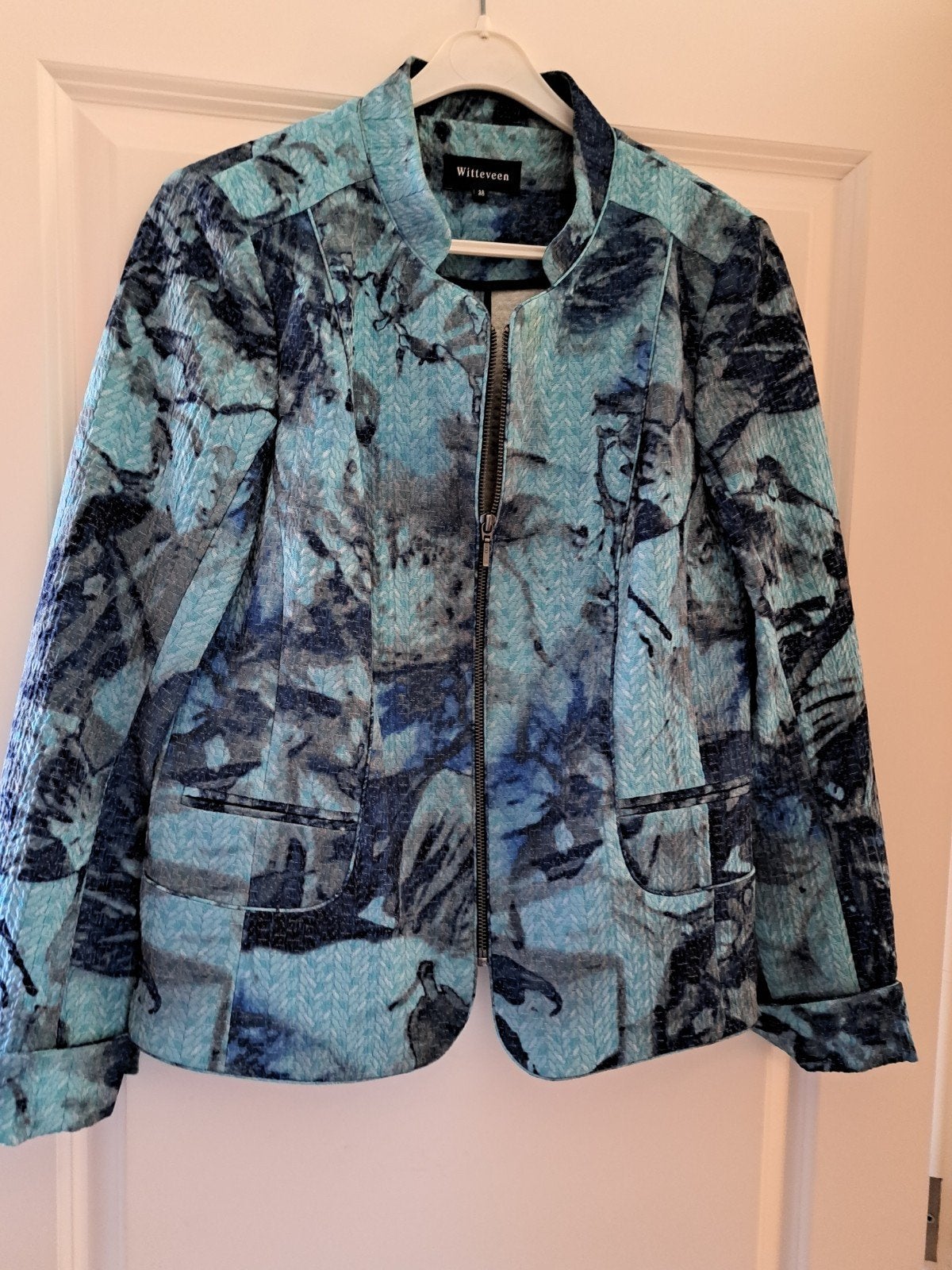 DAMES JASJE MAAT 38  MET RITS ZGAN, Kleding | Dames, Ophalen of Verzenden, Zo goed als nieuw, Maat 38/40 (M), Blauw
