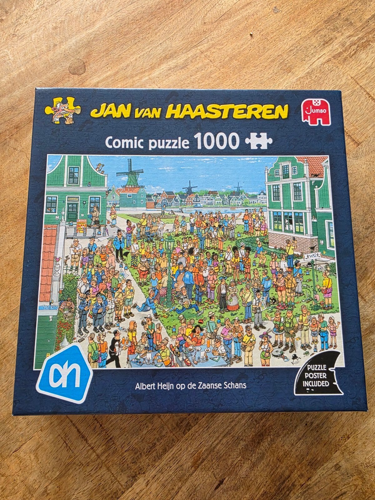 Jan van Haasteren Albert Heijn op de Zaanse Schans, Ophalen of Verzenden, 500 t/m 1500 stukjes, Zo goed als nieuw