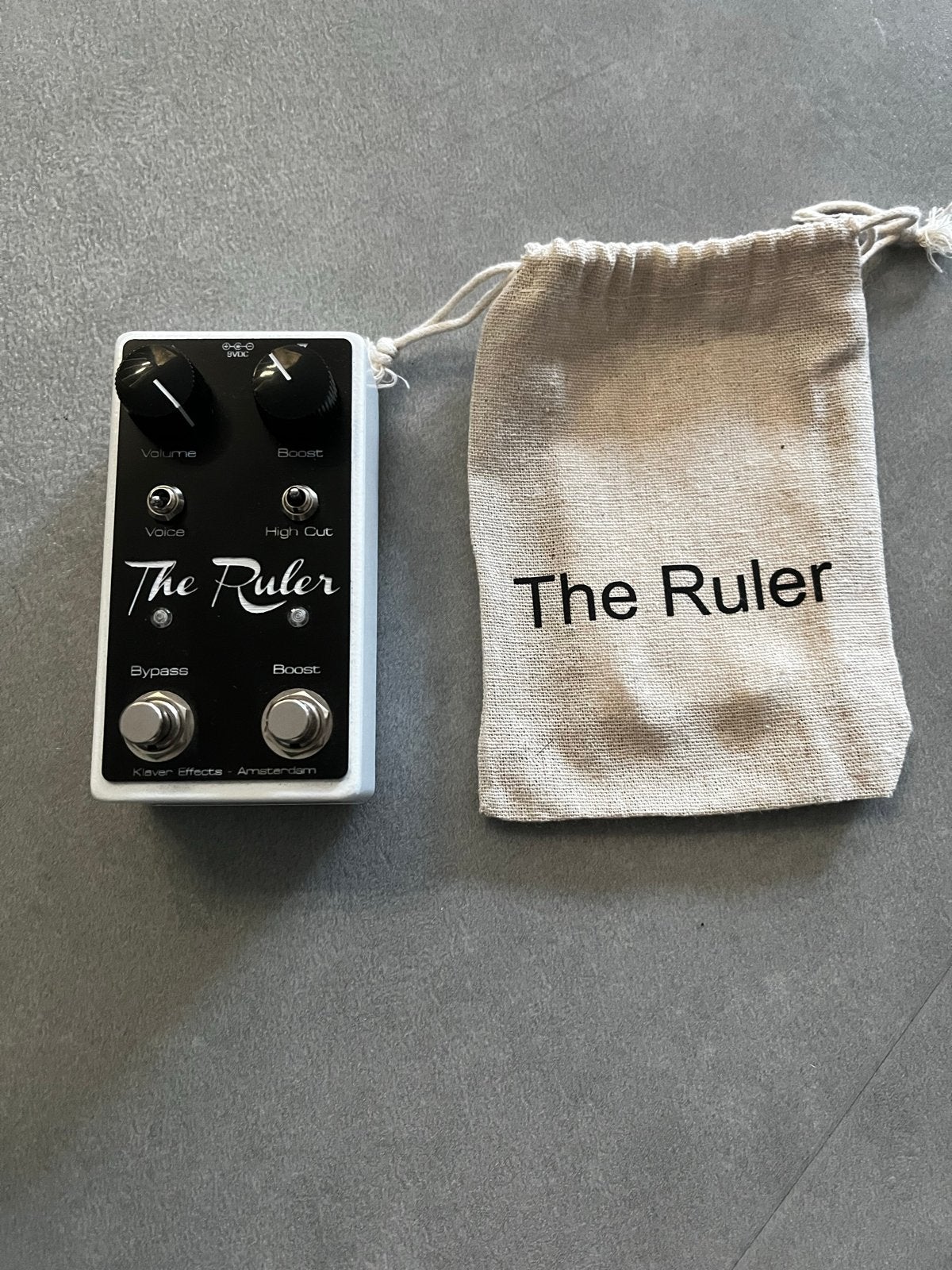 Klaver Effects The Ruler Overdrive/Boost Pedaal, Muziek en Instrumenten, Ophalen of Verzenden, Zo goed als nieuw, Distortion, Overdrive of Fuzz