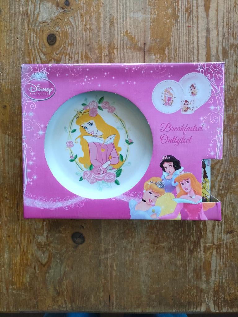 Ontbijtset Prinsessen T.e.a.b., Nieuw, Ophalen of Verzenden, Overige stijlen, Aardewerk