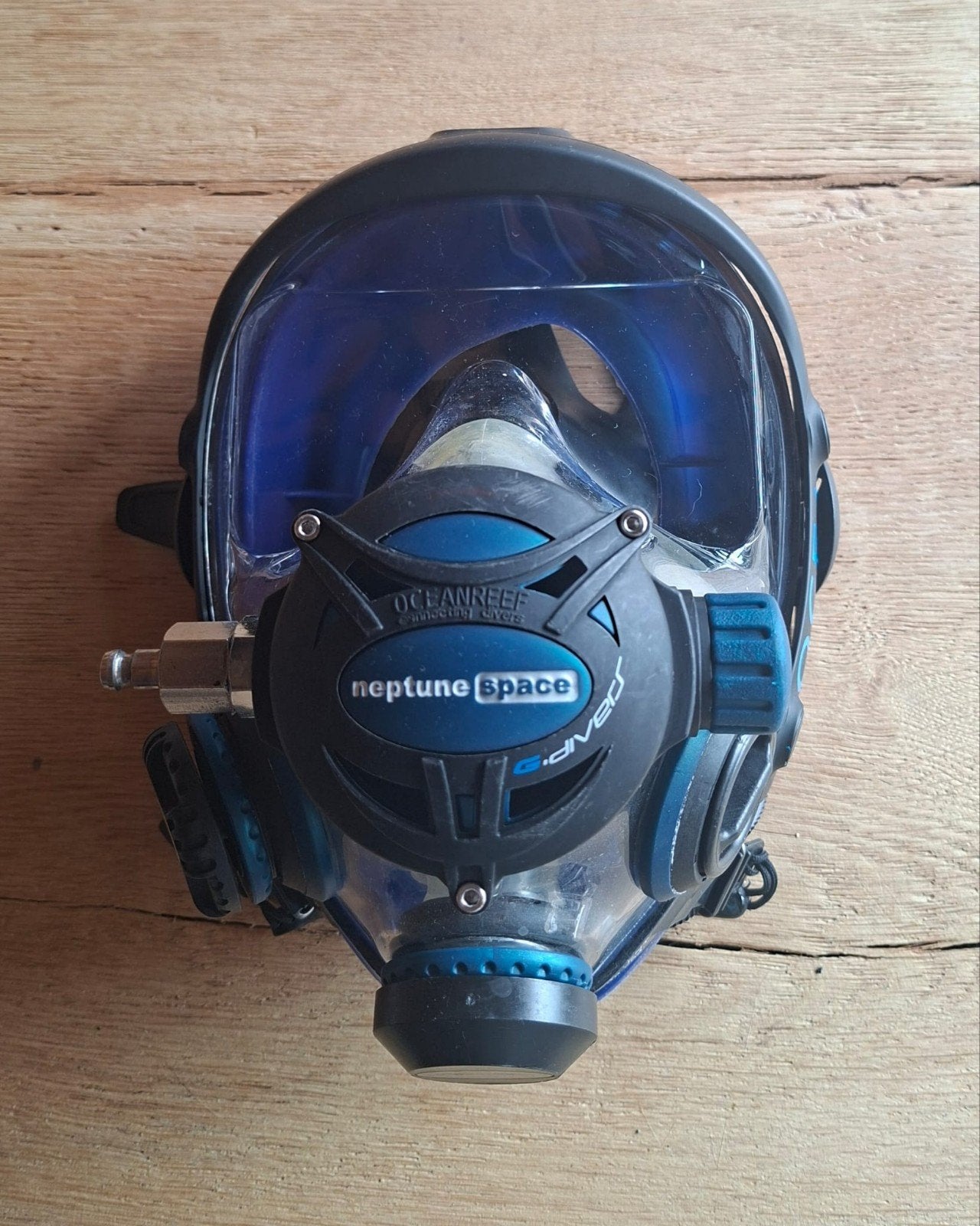Oceanreef Neptune Space Volgelaatsmasker, Watersport en Boten, Duiken, Ophalen of Verzenden, Gebruikt, Duikbril of Snorkel