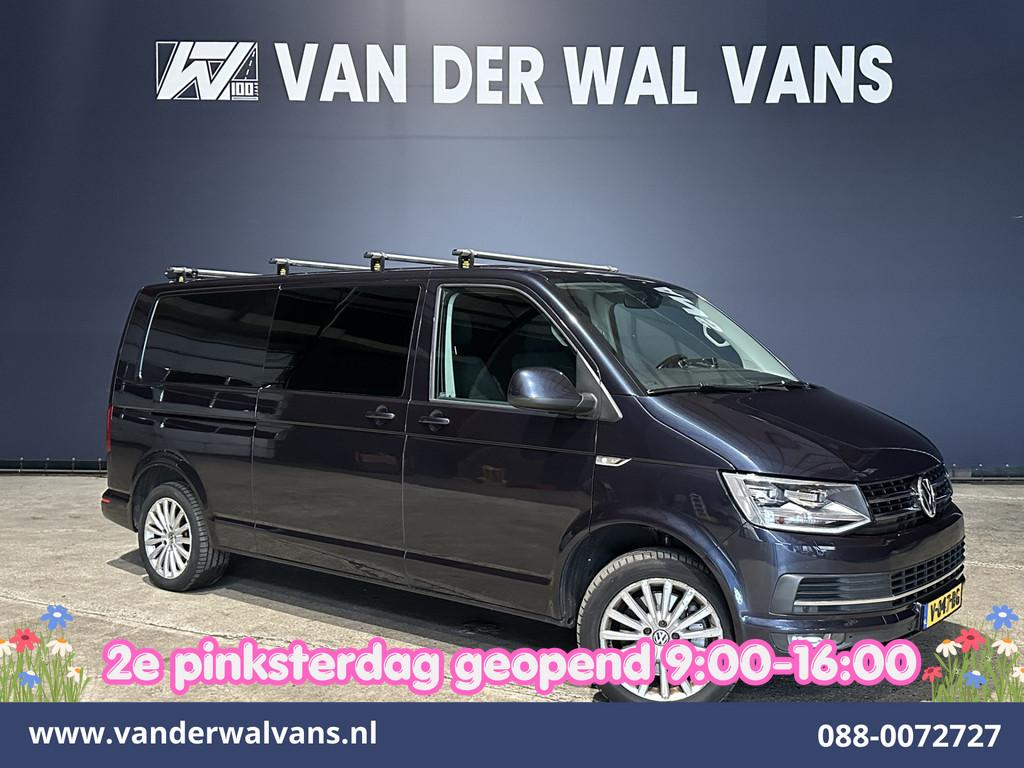 Volkswagen Transporter 2.0 TDI 204pk Automaat L2H1 Dubbele C, Auto's, Stof, Gebruikt, Euro 6, 4 cilinders