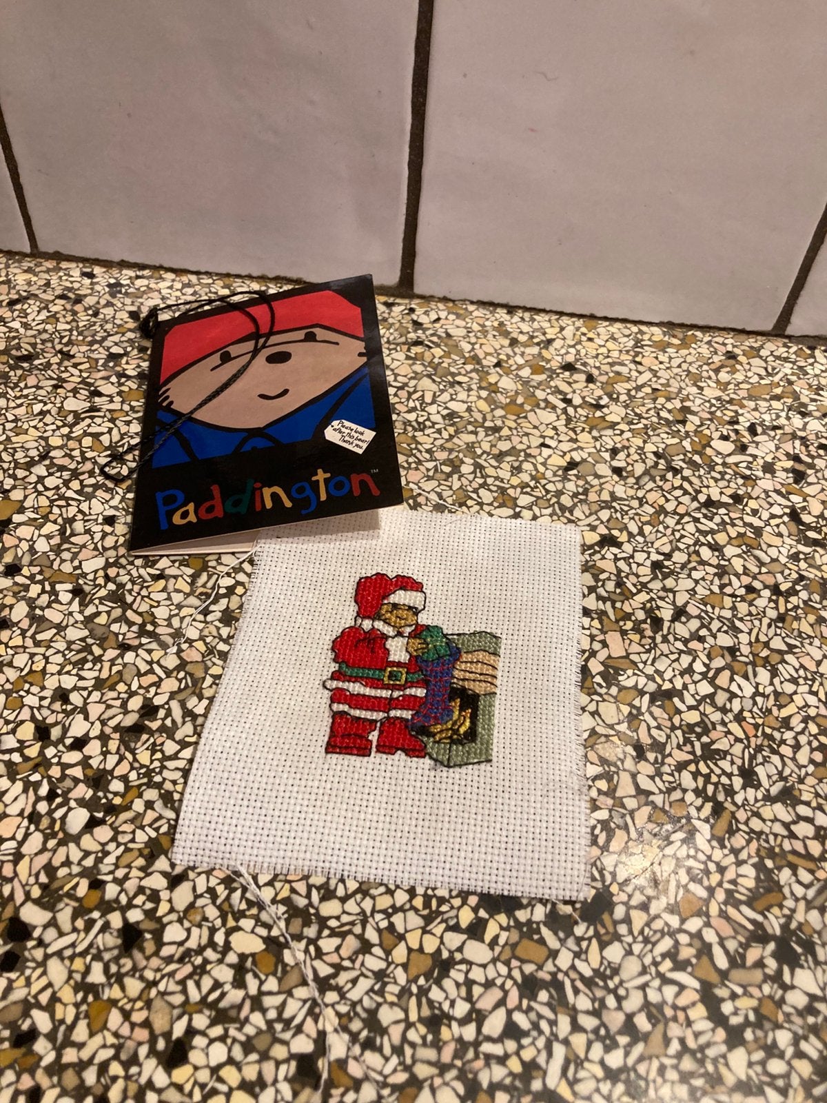 Borduurwerkje paddington, Ophalen of Verzenden, Zo goed als nieuw, Patroon