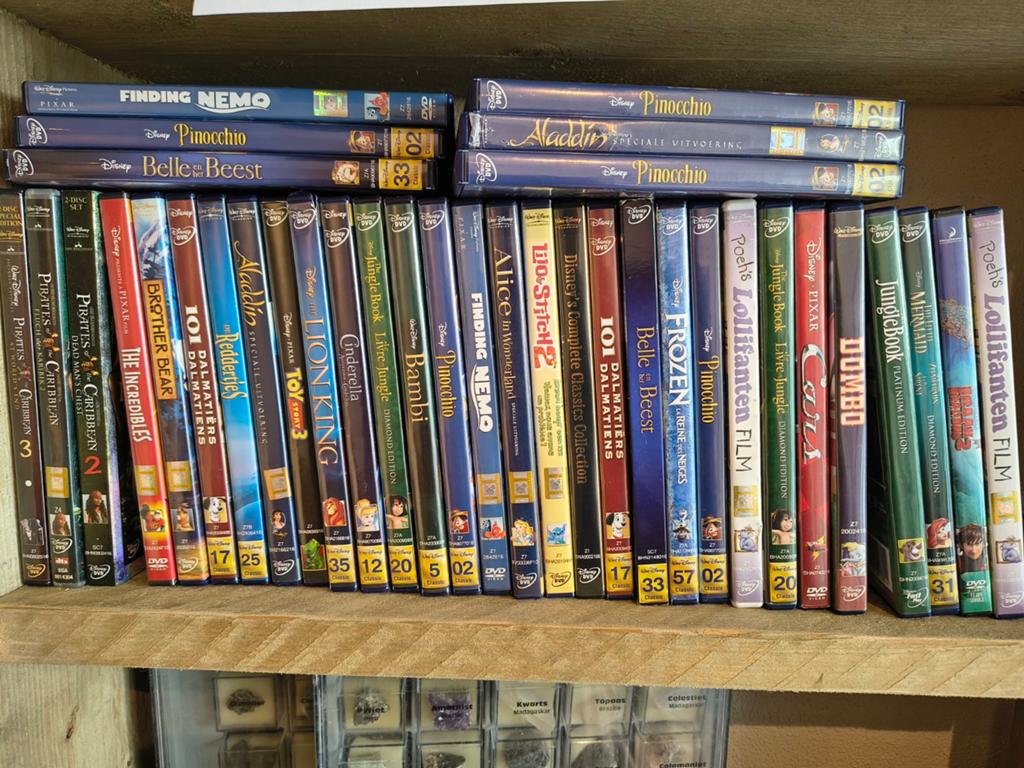 Grote collectie Disney DVD's 1 euro per dvd, Ophalen of Verzenden, Gebruikt