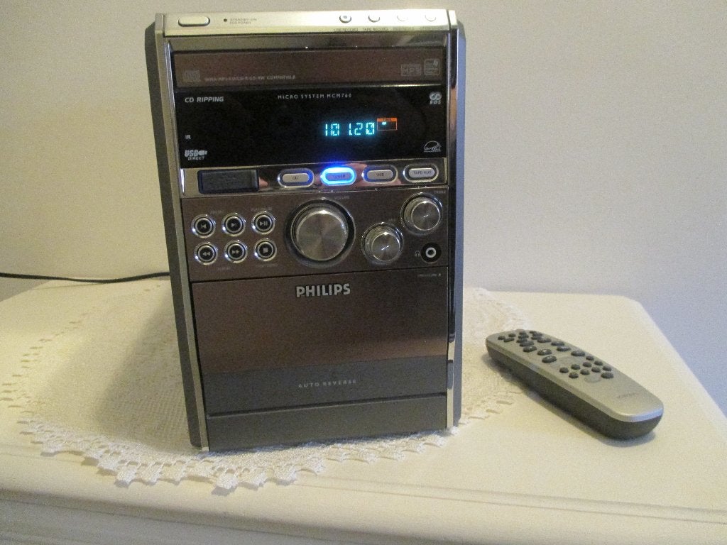 Philips Stereo MCM760/12  -  T.E.A.B., Audio, Tv en Foto, Stereo-sets, Ophalen, Gebruikt, Tuner of Radio, Philips