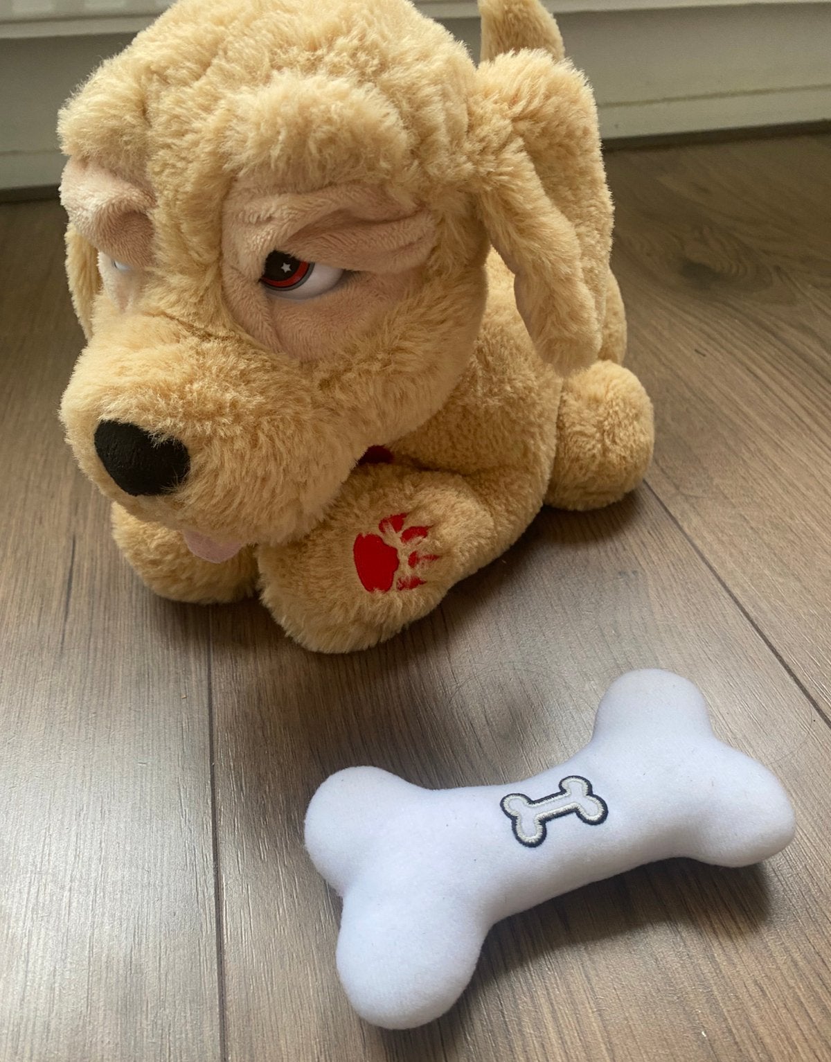 Knuffel interactieve hond BAT-Y, Ophalen of Verzenden, Zo goed als nieuw, Hond