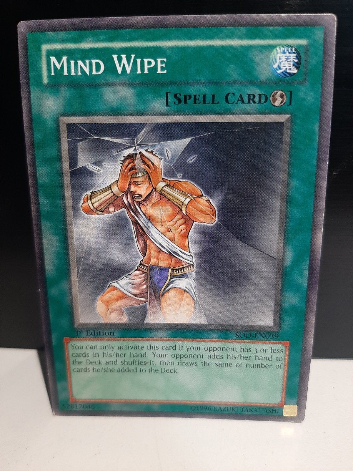 Yu-Gi-Oh! Mind Wipe Spell Card 1st Edition SOD-EN039, Ophalen of Verzenden