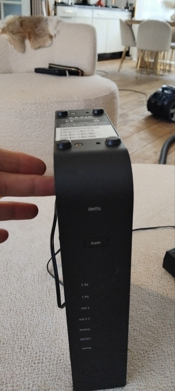 Arris TG2492S Router met modem - Zo goed als nieuw, Ophalen of Verzenden, Zo goed als nieuw, Router met modem, Arris