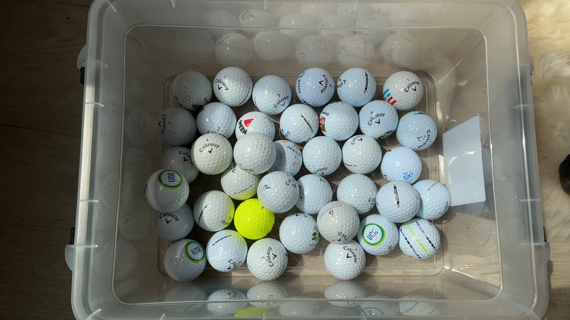 Callaway Warbird lakeballs, Ophalen of Verzenden, Gebruikt, Bal(len), Callaway