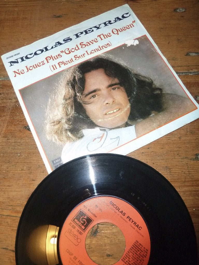 NICOLAS PEYRAC Ne Jouez Plus "God Save The Queen" 1978, Ophalen of Verzenden, Gebruikt, Pop