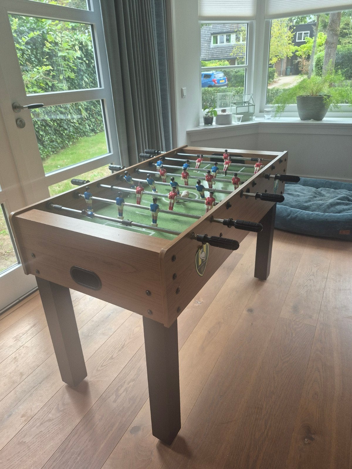 Toffe voetbaltafel met 5 ballen, Ophalen