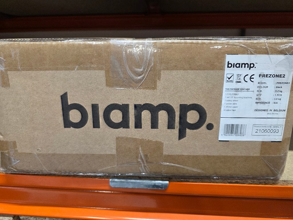 Biamp PREZONE2 stereo preamplifier, Overige merken, ., Nieuw, Ophalen of Verzenden