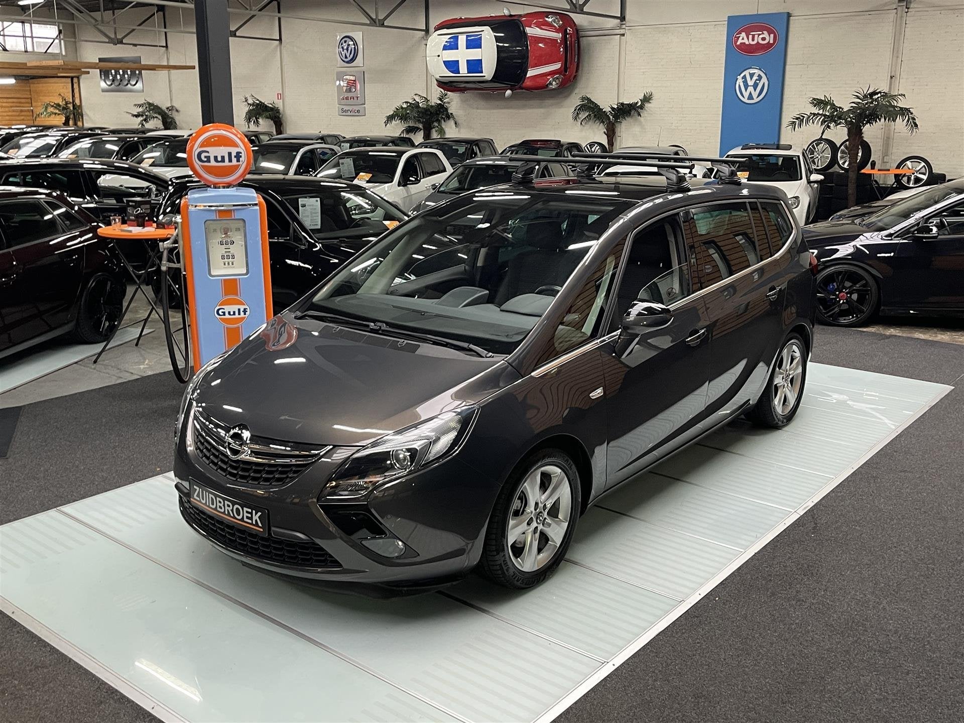 Opel Zafira 1.4 UNIEK! 7-persoons! Cruise! Pano! Clima! Trek, Gebruikt, 4 cilinders, 1364 cc, 140 pk