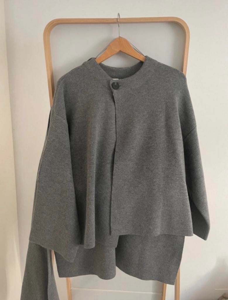 Zara cape, Ophalen of Verzenden, Nieuw, Maat 38/40 (M), Grijs