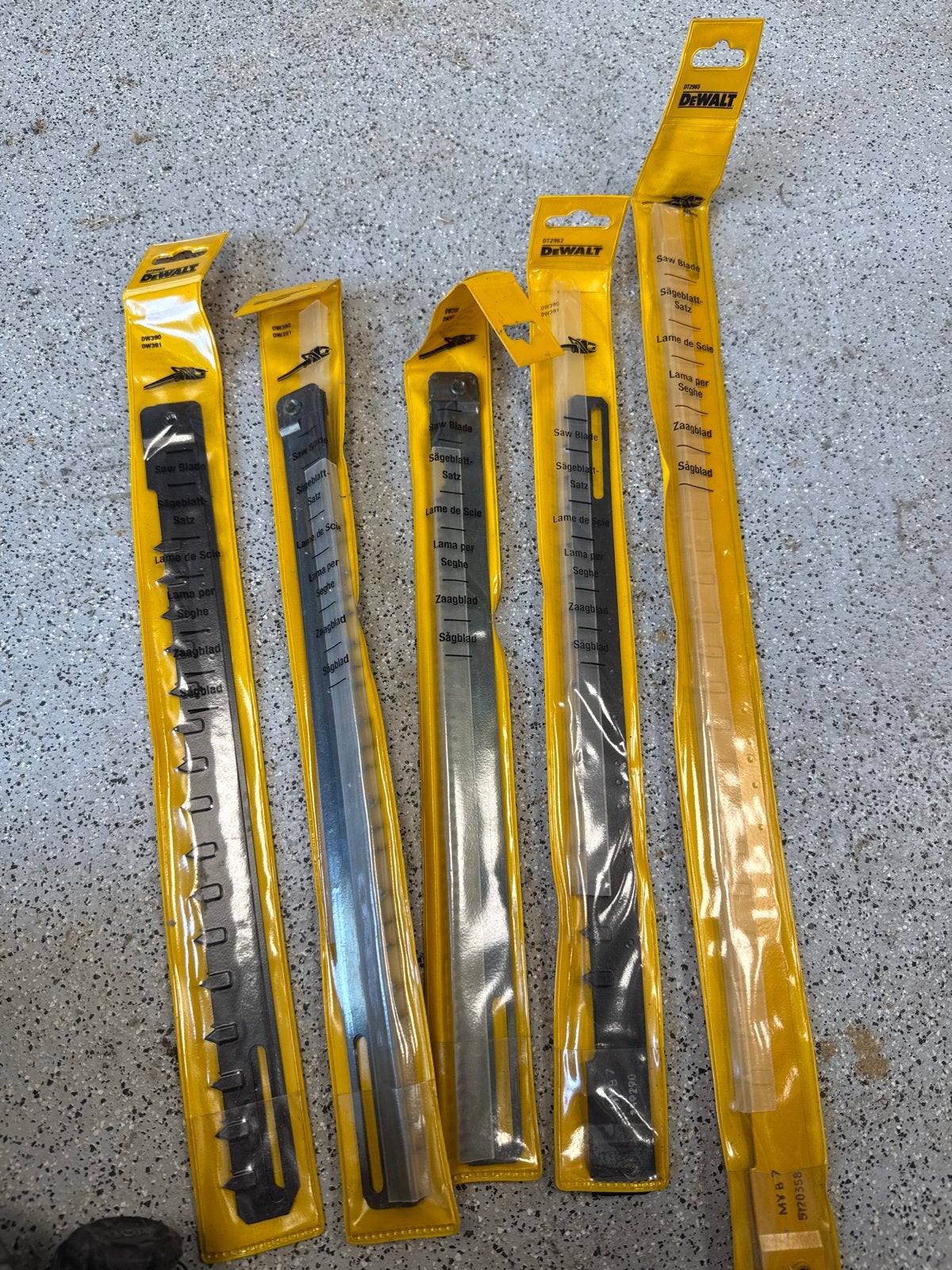Nieuwe DeWalt zaagbladen (DT2960, DT2961, DT2962, DT2963, DT, 70 mm of meer, Overige typen, Nieuw, Ophalen of Verzenden