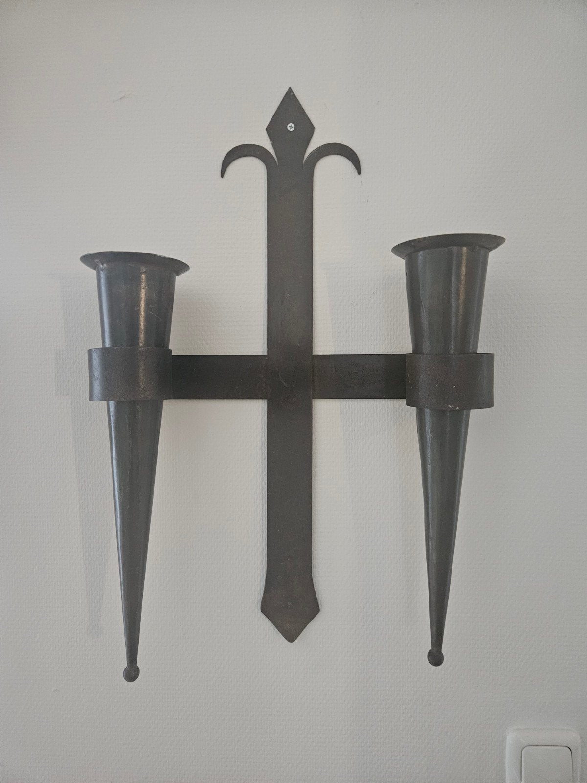 Oude dubbele kandelaar, Antiek en Kunst, Antiek | Kandelaars, Ophalen