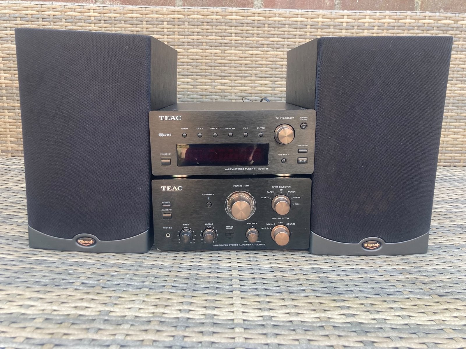 TEAC H-300mkII Stereo Set met Klipsch Speakers, Gebruikt, Tuner of Radio, Losse componenten, Ophalen