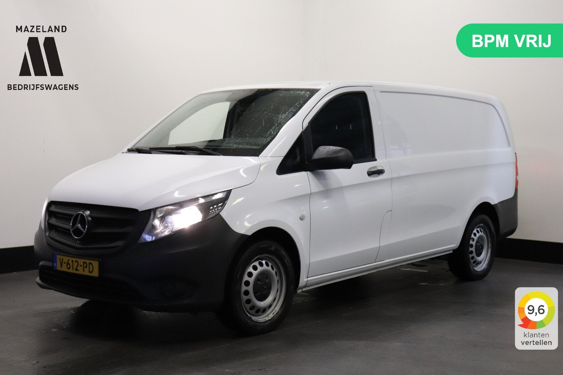 Mercedes-Benz Vito 114 CDI Lang Automaat EURO 6 - Airco - Cr, Automaat, Gebruikt, 4 cilinders, Wit